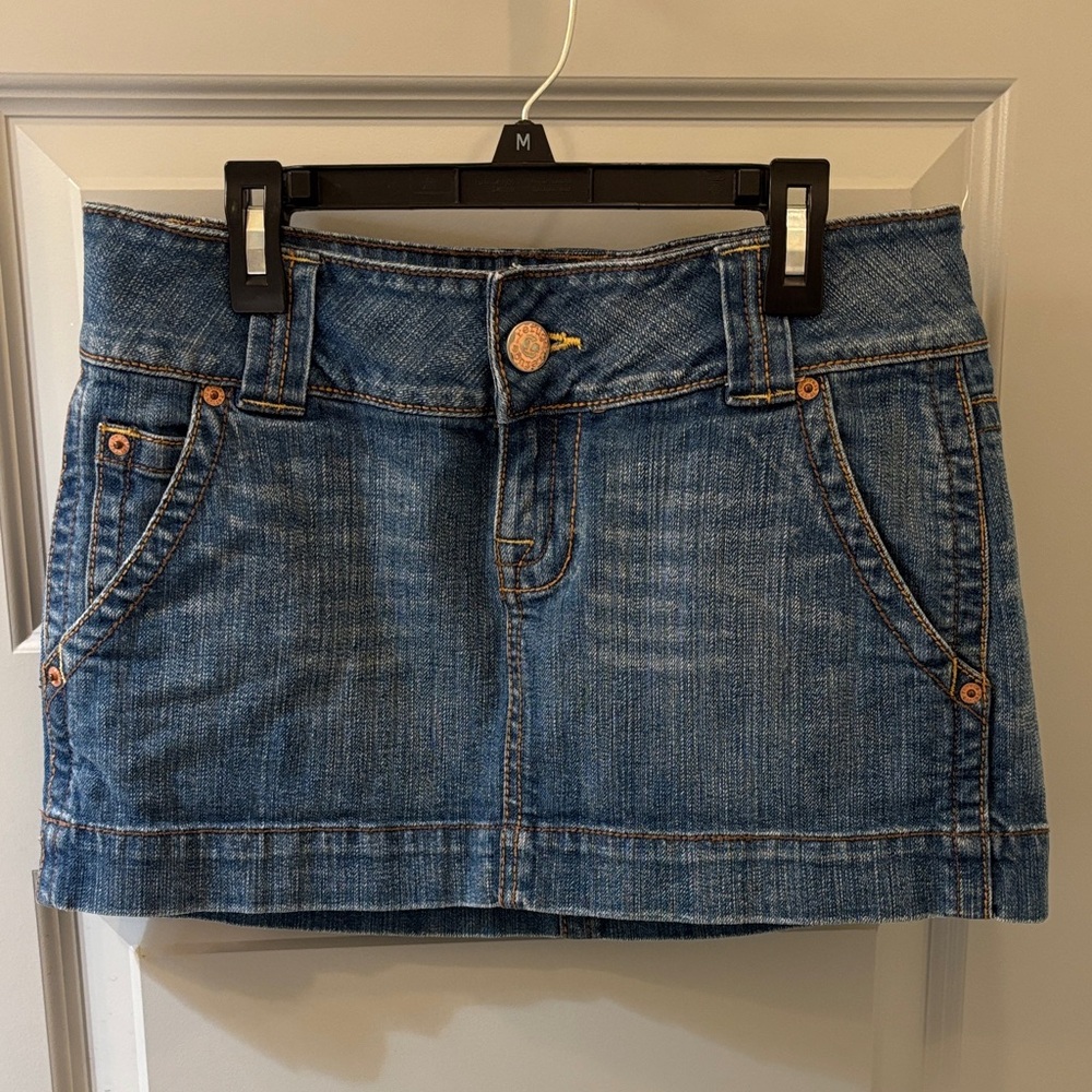 Denim Mini Skirt